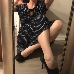 **SALE** Lindy Bop Navy Vintage inspired Dress